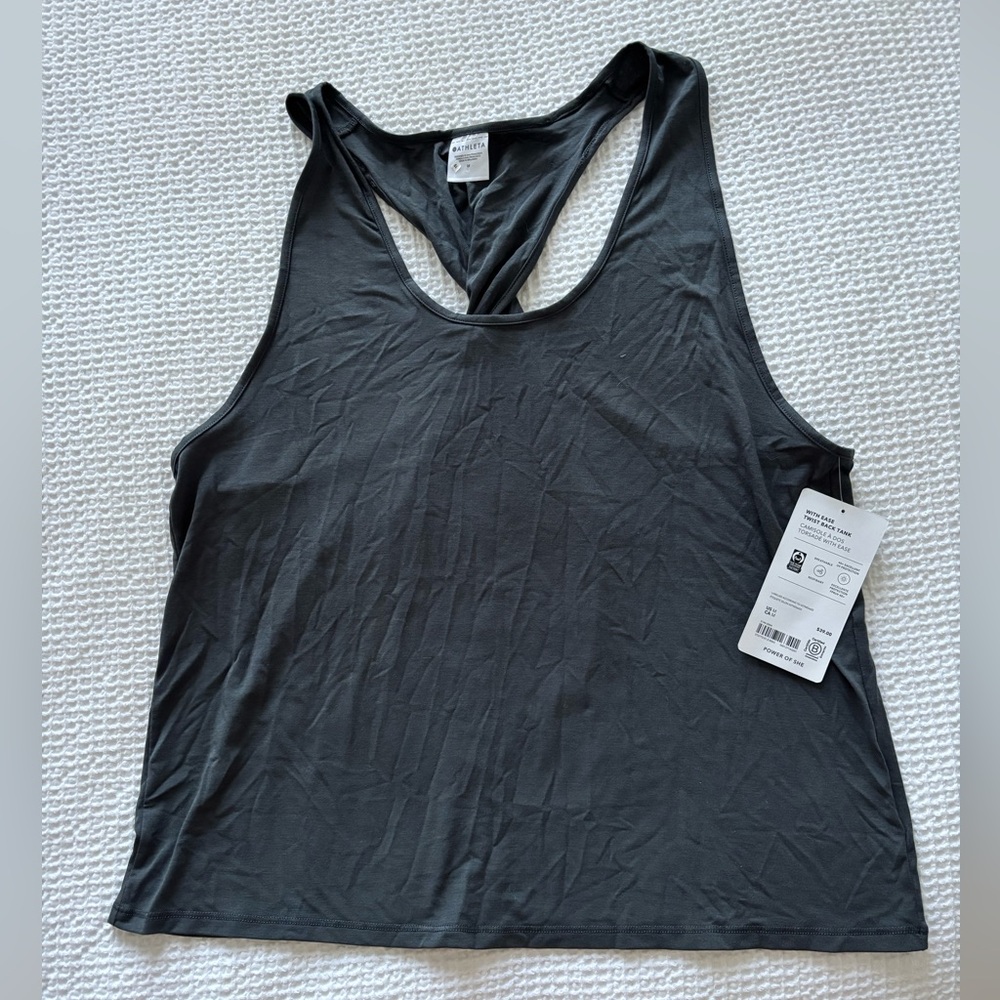 NWT Athleta With Ease Twist Back Tank
